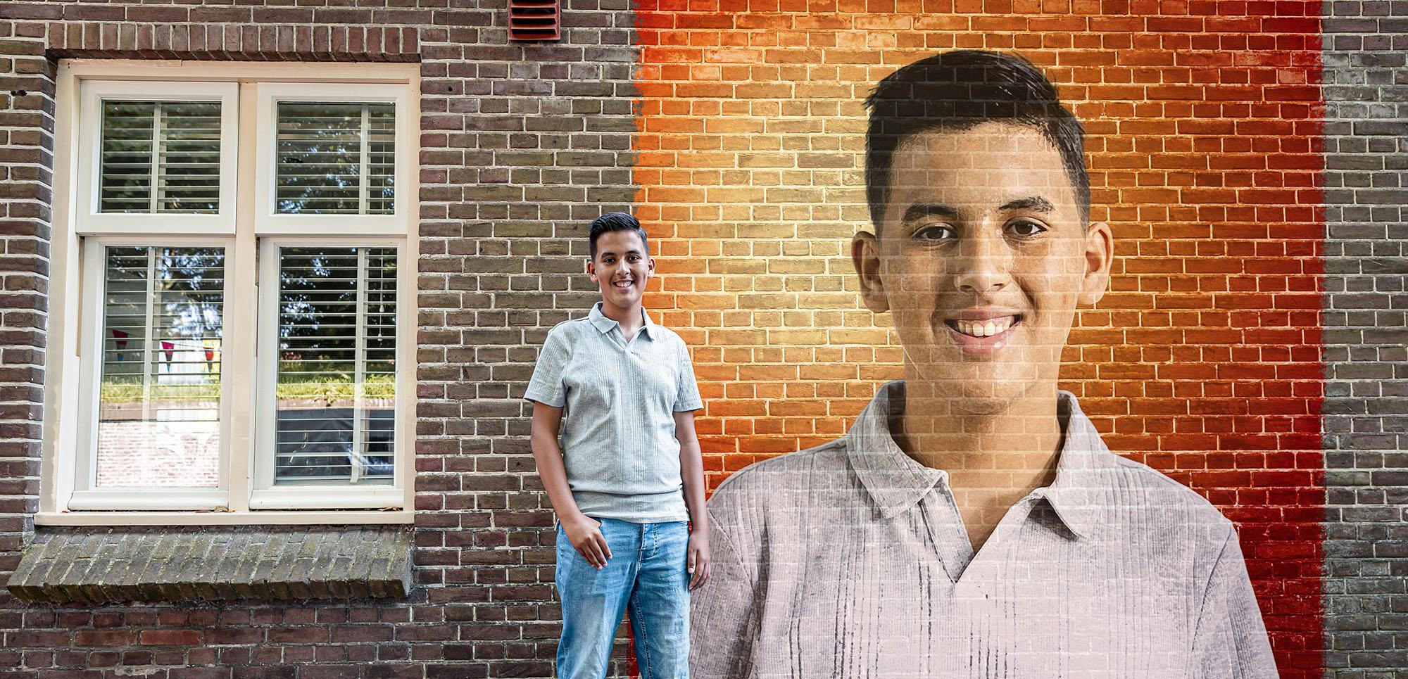 Salaheddine helpt kinderen om hun talent te vinden: ‘Ik wil ze leren dat opgeven geen optie is’