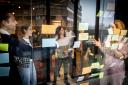 Werken met post its Thema